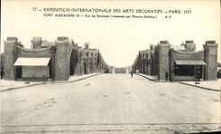 CPA Exposition Internationale des Arts Decoratifs Paris 1925 Pont Alexandre lll 