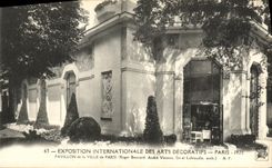 CPA Exposition Internationale des Arts Decoratifs Paris 1925 Pavillon de la Ville de Paris