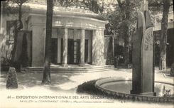 CPA Exposition Internationale des Arts Decoratifs Paris 1925 Pavillon du Commissariat General
