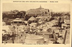 CPA Exposition des Arts Decoratifs Modernes Paris 1925 Vue d Ensemble vers le Grand Palais