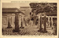 CPA Exposition des Arts Decoratifs Modernes Paris 1925 Pavillon des Alpes Maritimes