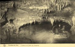 VINTAGE POSTCARD Caves of Han L entered of the Room of Draperies
