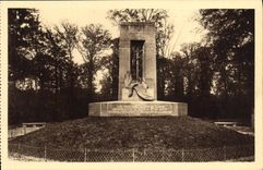 CPA Foret de Compiegne Clairiere de l armistice Militaria