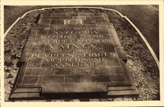 CPA Foret de Compiegne Clairiere de l Armistice La Dalle Cenrale Militaria