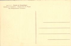 CPA Foret de Compiegne Clairiere de l Armistice Emplacement du Wagon Militaria
