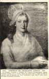 CPA Revolution Francaise Portrait de Charlotte Corday