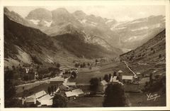 CPA Gavarnie Le Cirque vu du Village 