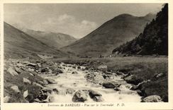 VINTAGE POSTCARD Surroundings of Bareges Seen On Tourmalet
