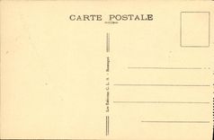 VINTAGE POSTCARD Besancon les Bains Statue Victor Hugo