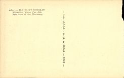 De la VENDIMIA de la POSTAL de la isla vision D del monasterio de Honorat Saint con