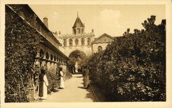VINTAGE POSTCARD Island Saint Honorat Hotel trade of the Monastery