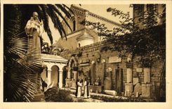 VINTAGE POSTCARD Island Saint concise Honorat Museum