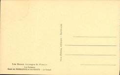 VINTAGE POSTCARD Route of Pierrefitte has Cauterets the tunnel