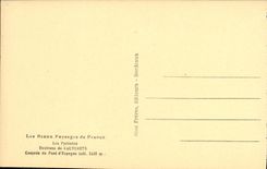 VINTAGE POSTCARD Cauterets Environs Cascades of the Bridge D Spain