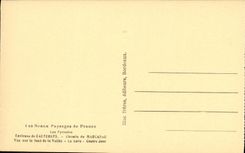 La manera de Cauterets de la POSTAL de la VENDIMIA de Marcadau considerada en el subterraneo del valle dio contra