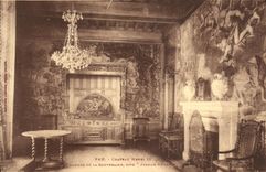 VINTAGE POSTCARD Pau Castle Henri IV Room of sovereign the known as Jeanne D Albert
