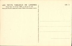 CPA Langres Porte Henri IV a l est de la ville