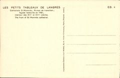 CPA Langres Cathedrale St mammes 