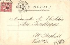 VINTAGE POSTCARD Vincennes the Strong Castle Main entrance