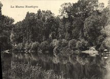 VINTAGE POSTCARD the Rustic Marne