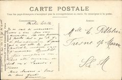 Opinion panoramica de Paris de la POSTAL de la VENDIMIA tomada de L Arc de Triomphe