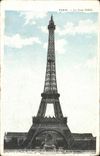 VINTAGE POSTCARD Paris Eiffel Tower Grande coils and sticks military