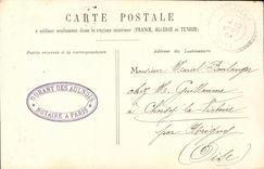 POSTAL Paris Obellsque de Louqsor de la VENDIMIA