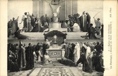 CPA Paris Eglise de la Sorbonne La theologie Dispute du Saint Sacrement 