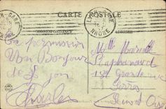 VINTAGE POSTCARD Paris Places Republic and Street President Carnot Lyons Pharmacie