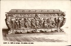 VINTAGE POSTCARD Paris Cluny Box of marriage Venetian Art