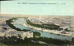 CPA Paris Panorama de la Seine