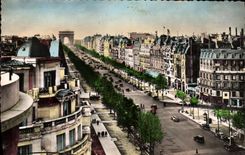 CPM Paris Avenue des Champs Elysees