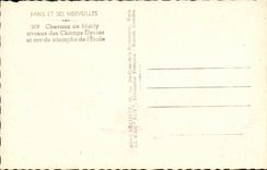 CPM Paris Chevaux de Marly Avenue des Champs Elysees