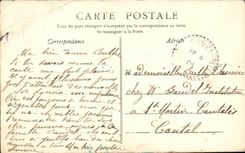 VINTAGE POSTCARD Paris Hello