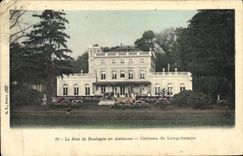 CPA Paris Le Bois Boulogne en Automne Chateau de Longtchamps
