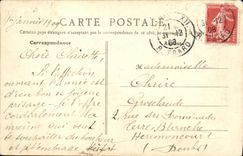 CPA Paris Le Bois Boulogne en Automne Chateau de Longtchamps