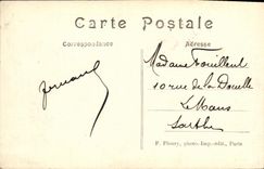 VINTAGE POSTCARD Paris Bridge Alexandre III the Small one and the Large palace