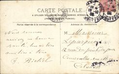 VINTAGE POSTCARD Paris Fountain of the place St Sulpice