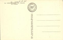 CPA Paris La Conciergerie La cuisine