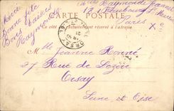 Museo de Paris de la POSTAL de la VENDIMIA de la lumbrera la galeria D Appollon