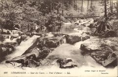 CPA Gerardmer Saut des Cuves Pont d amour