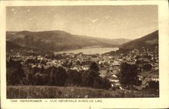 CPA Gerardmer Vue Generale Avec Le Lac