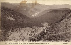 CPA Gerardmer La Vallee du Munster Vue du Hohneck