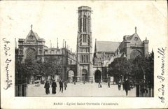 CPA Paris Eglise Saint Germain L Auxerrois