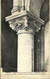 CPA Paris Eglise Saint Julien le Pauvre Chapiteau d une colonne de la nef