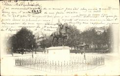 CPA Paris Statue de Jeanne d arc