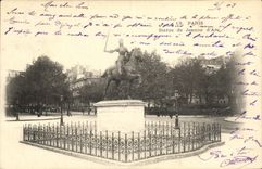 CPA Paris Statue de Jeanne d arc