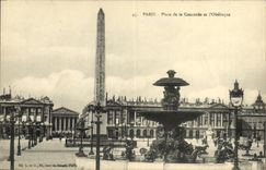 CPA Paris Place de la Concorde et L Obelisque