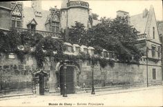 VINTAGE POSTCARD Paris Museum of Cluny Main entrance
