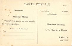 VINTAGE POSTCARD Paris the Lazare Saint of Runs of Le Havre and the Street Amsterdam